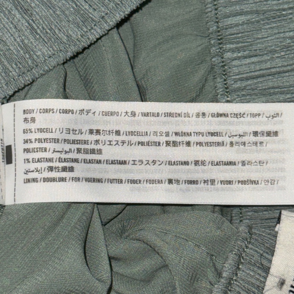 Abercrombie & Fitch Women's Wide Leg Pull On Pants Sage Green Size Small - Picture 6 of 7